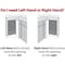 Hardware Resources 15" Oil Rubbed Bronze and Walnut Blind Corner Swingout for Openings on the Left of the Blind BCSO215BOWD-LH - alternate 2